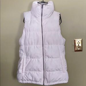 White puffer jacket - old navy
